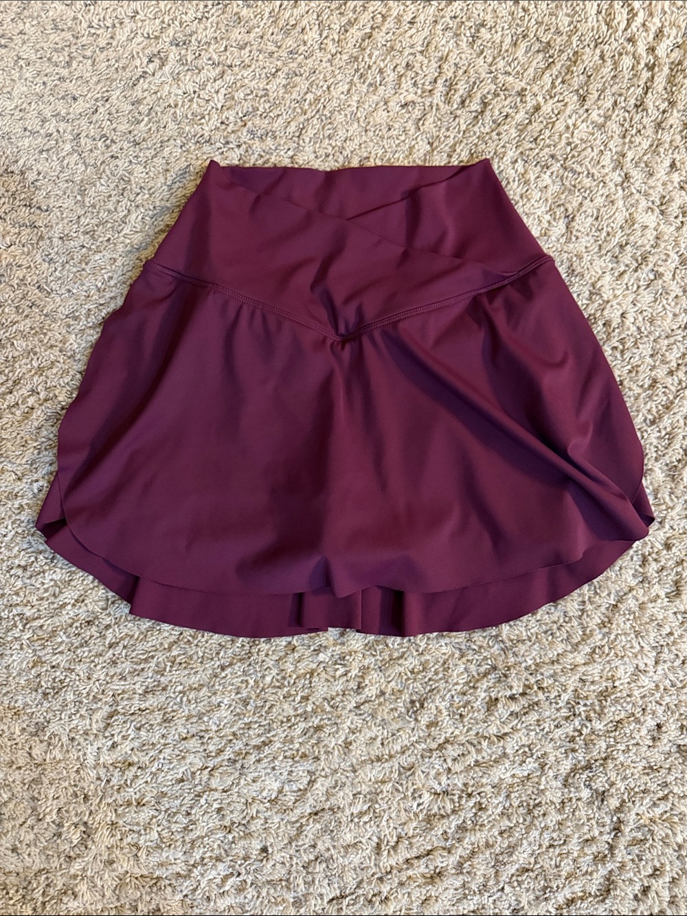 HALARA Wine Circle Skater Skirt